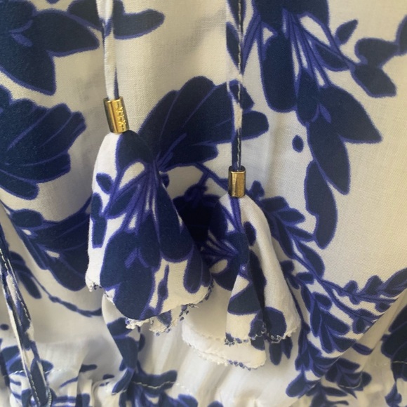 SZ SP Vix Paula Hermanny Blue/White Cover-Up - Picture 5 of 11